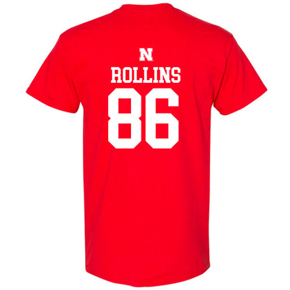 Nebraska - NCAA Football : Aj Rollins - Generic Red Shersey Short Sleeve T-Shirt