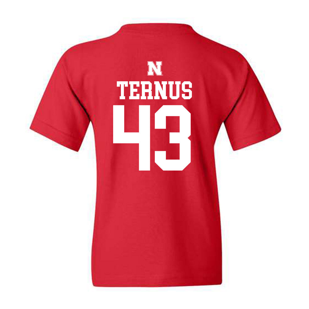 Nebraska - NCAA Football : Landon Ternus - Youth T-Shirt