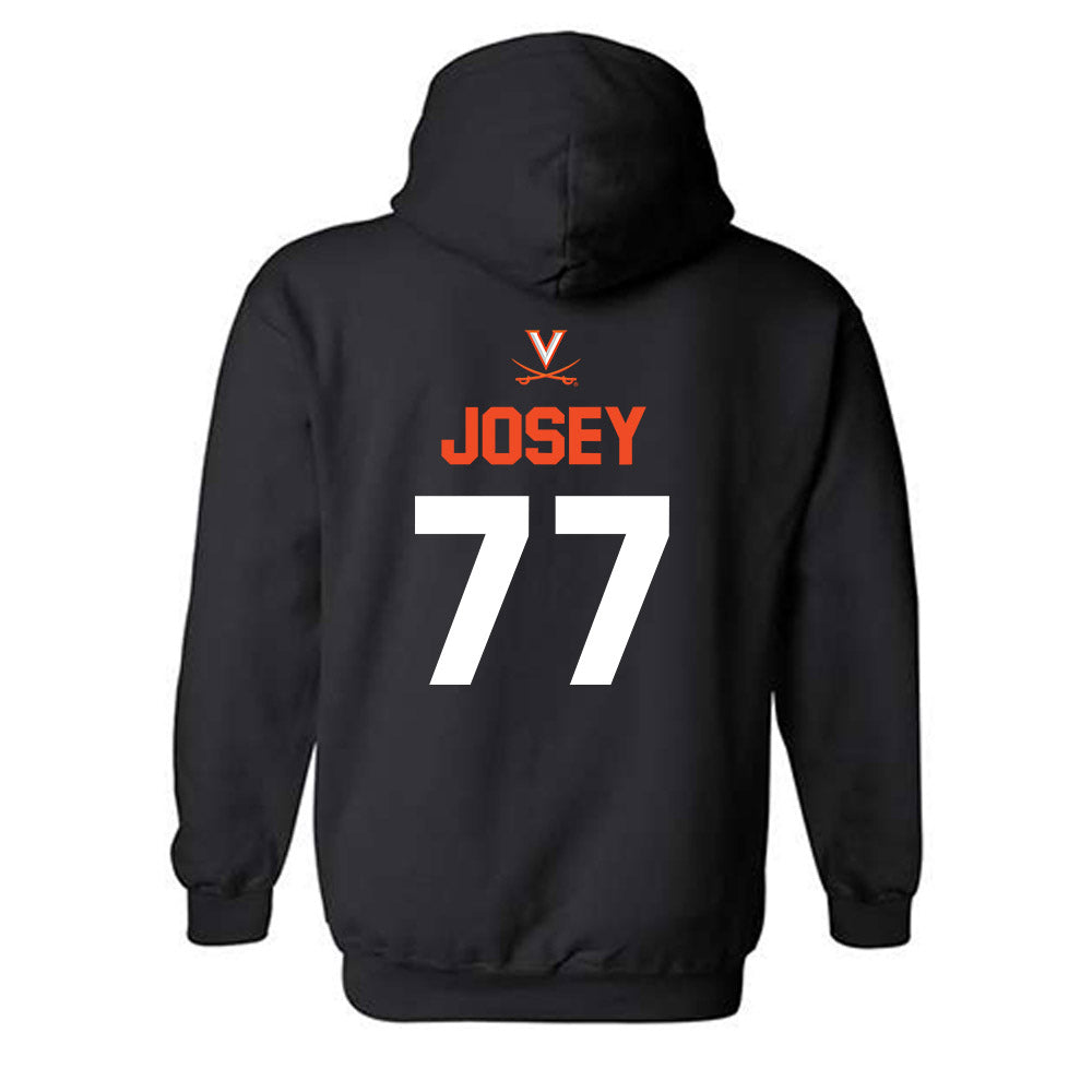 Virginia - NCAA Football : Noah Josey Hooded Sweatshirt