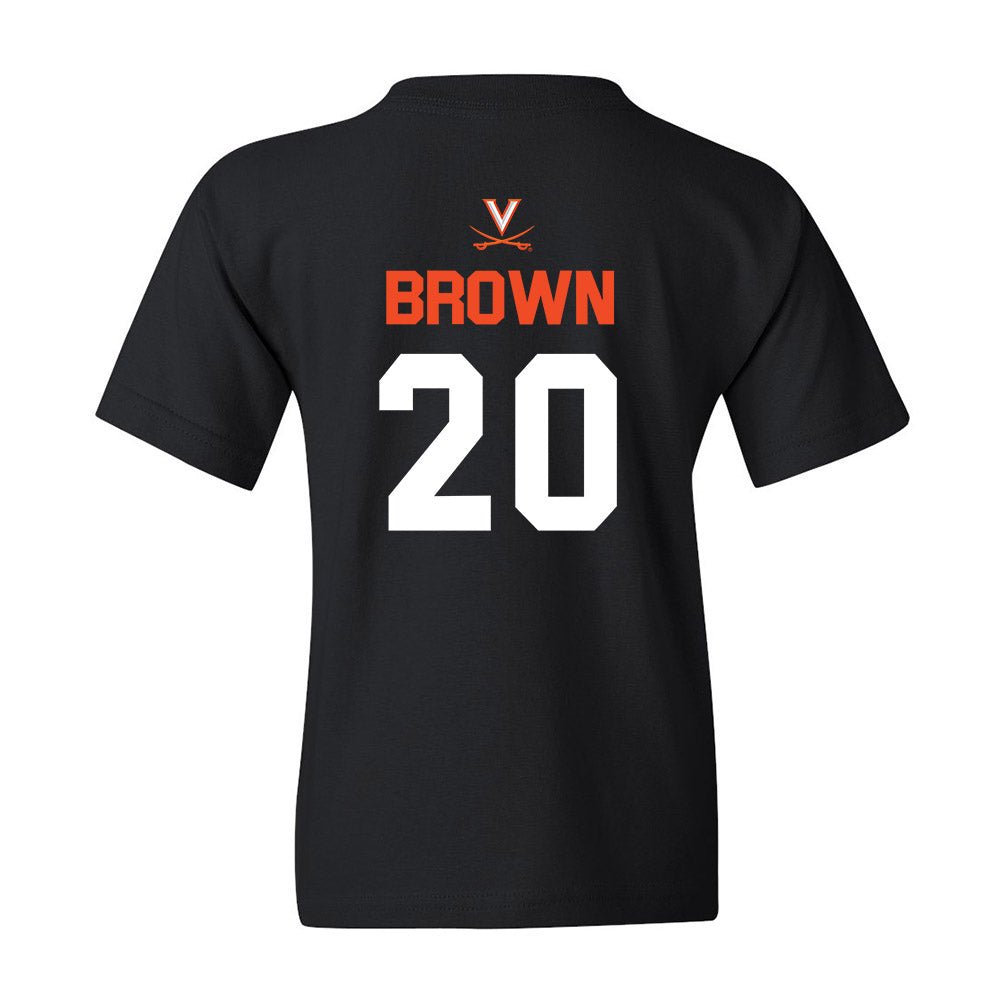 Virginia - NCAA Football : Xavier Brown Youth T-Shirt