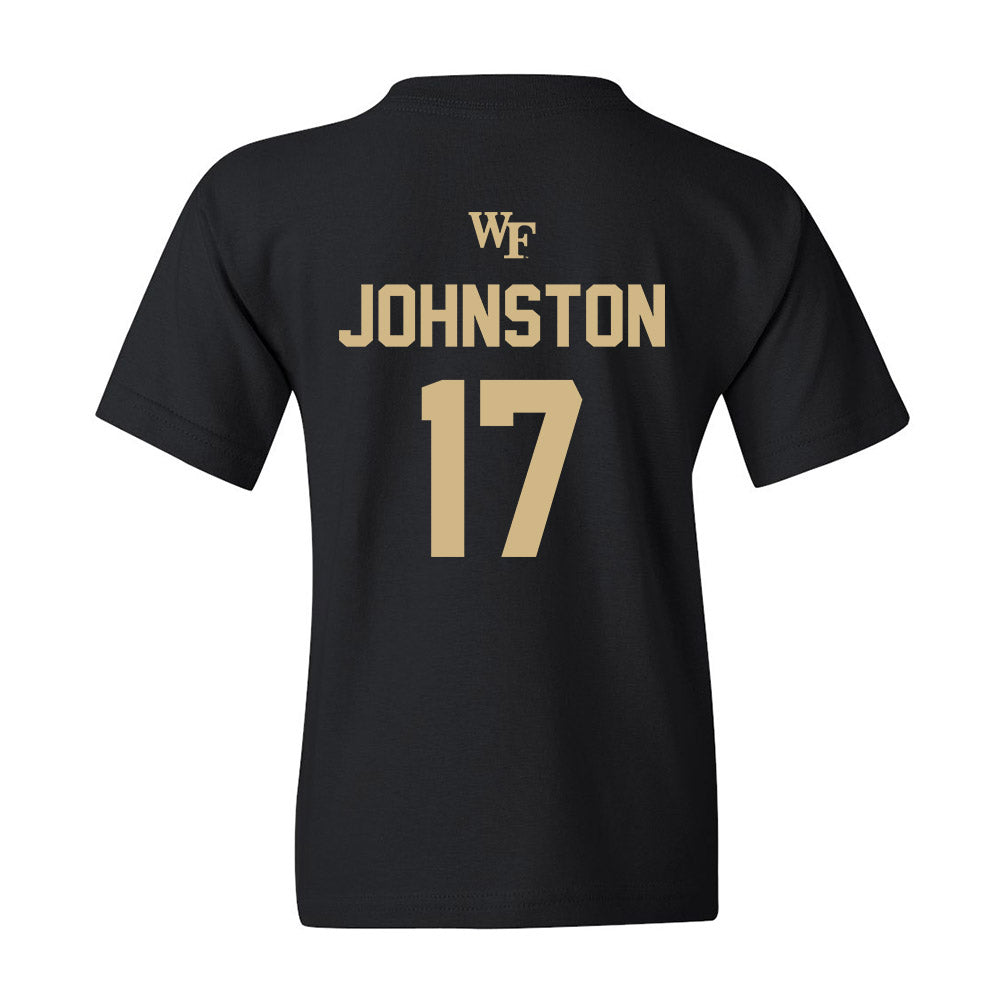 Wake Forest - NCAA Baseball : Zach Johnston - Youth T-Shirt Sports Shersey