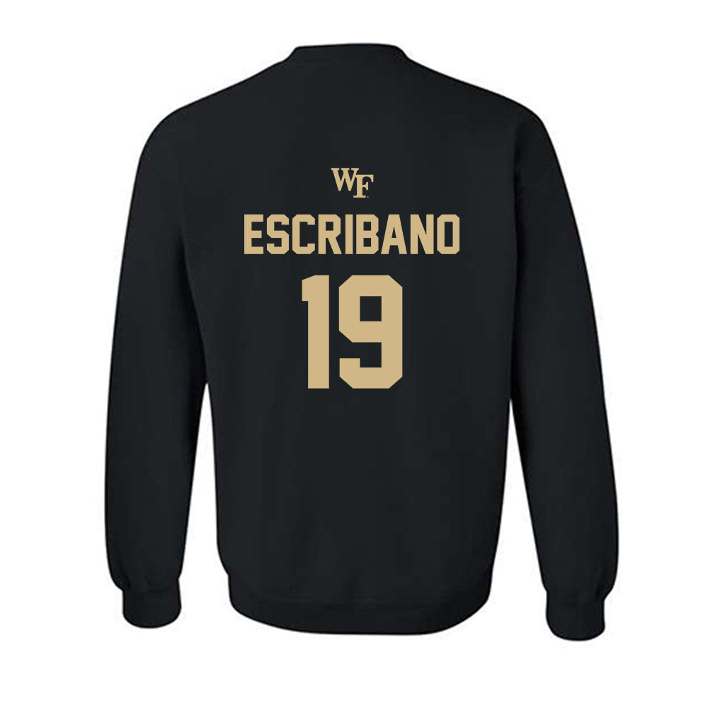Wake Forest - NCAA Men's Soccer : Cristian Escribano Sweatshirt