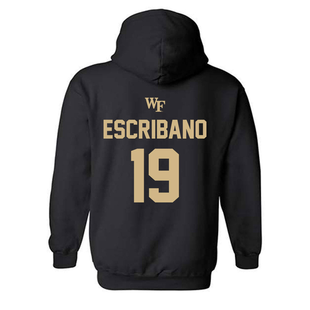 Wake Forest - NCAA Men's Soccer : Cristian Escribano Hooded Sweatshirt