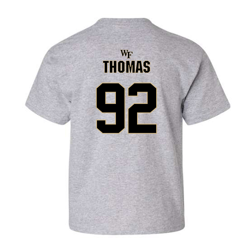Wake Forest - NCAA Football : Ka'Shawn Thomas Youth T-Shirt