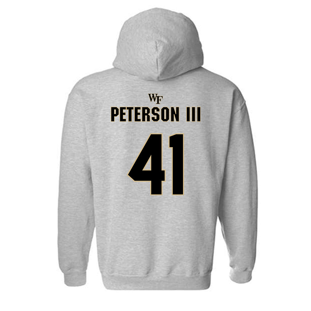 Wake Forest - NCAA Football : John Peterson III Hooded Sweatshirt