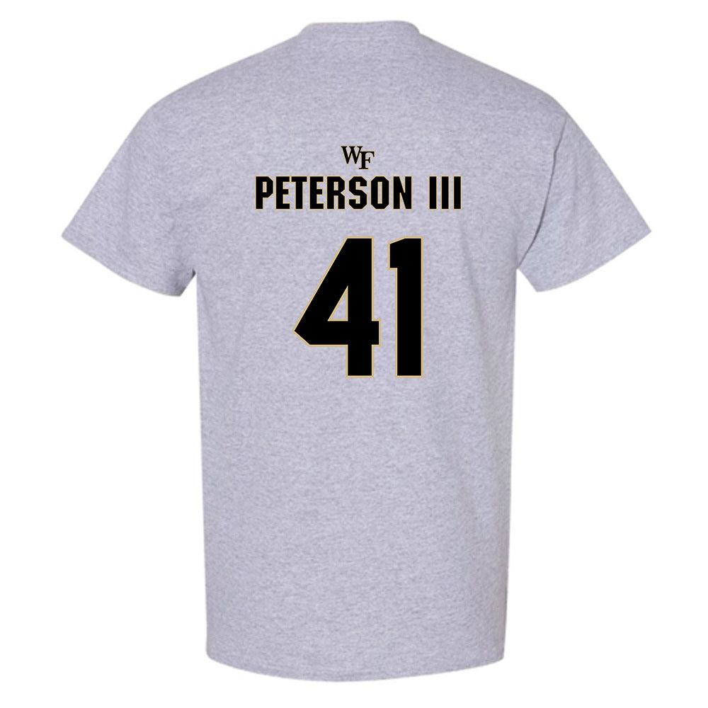 Wake Forest - NCAA Football : John Peterson III Short Sleeve T-Shirt