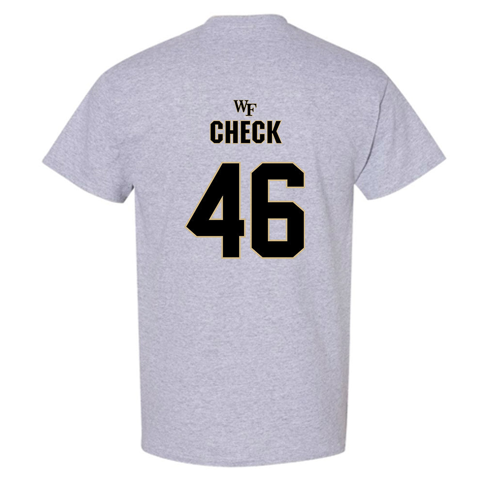 Wake Forest - NCAA Football : Kevin Check Short Sleeve T-Shirt
