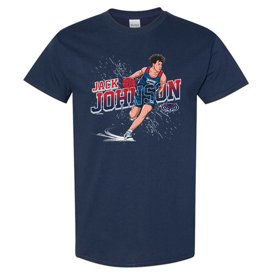 FAU - NCAA Men's Basketball : Jack Johnson Illustration Short Sleeve T-Shirt