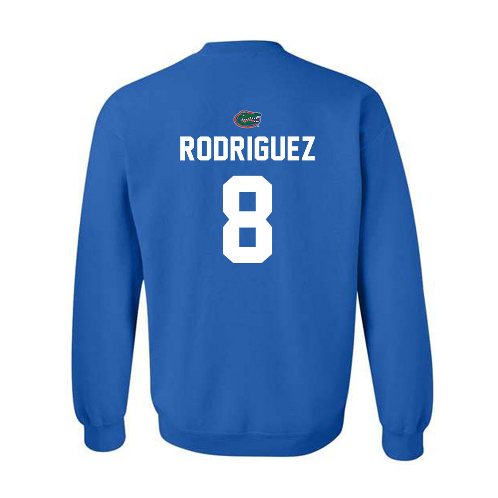 Florida - NCAA Baseball : Christian Rodriguez - Crewneck Sweatshirt Replica Shersey