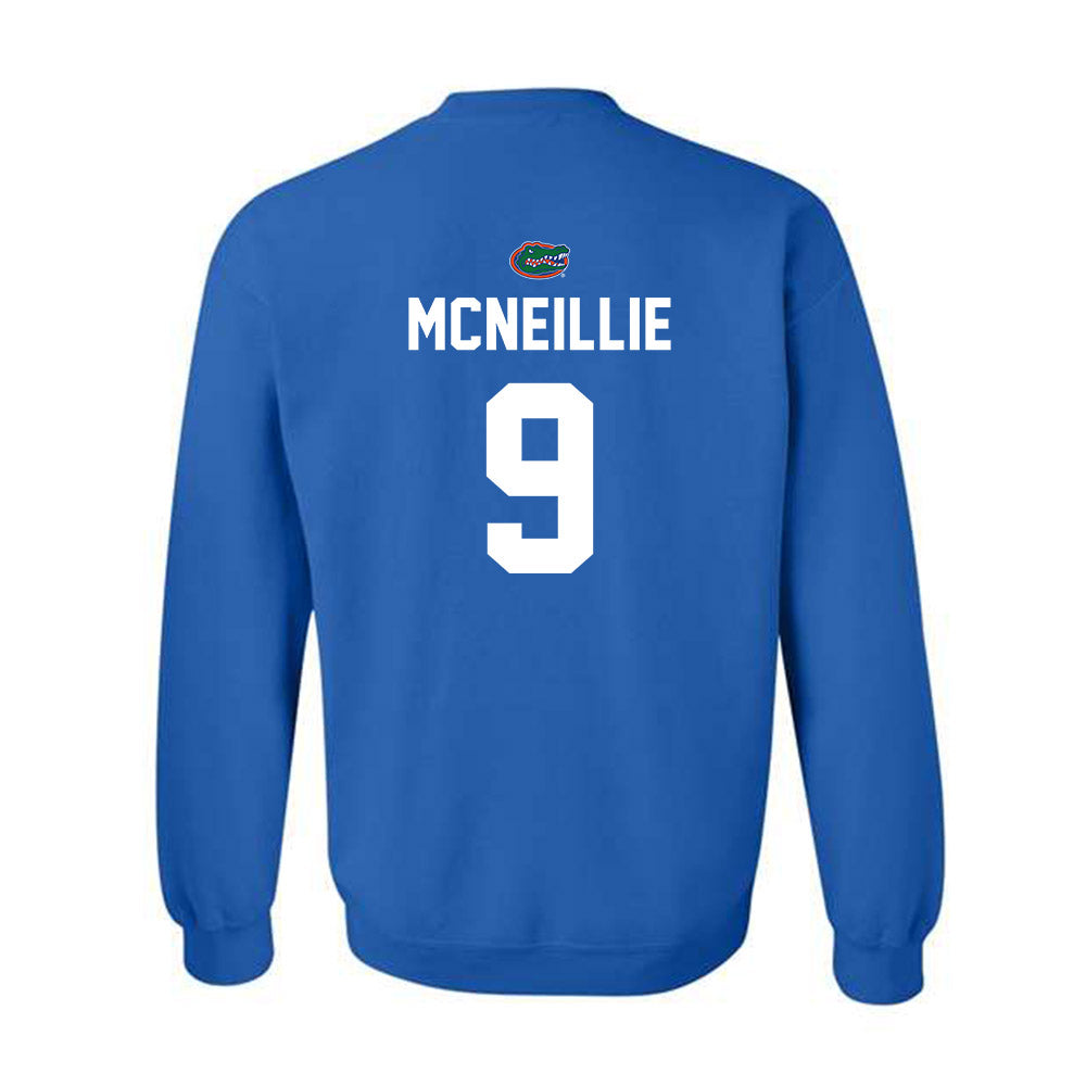 Florida - NCAA Baseball : Luke McNeillie - Crewneck Sweatshirt Replica Shersey