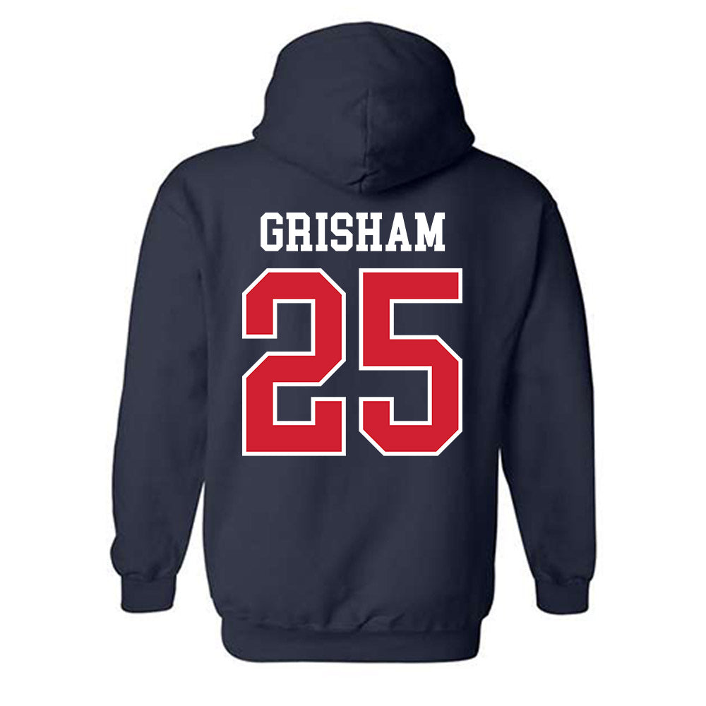 Ole Miss - NCAA Softball : Tenly Grisham - Hooded Sweatshirt Replica Shersey