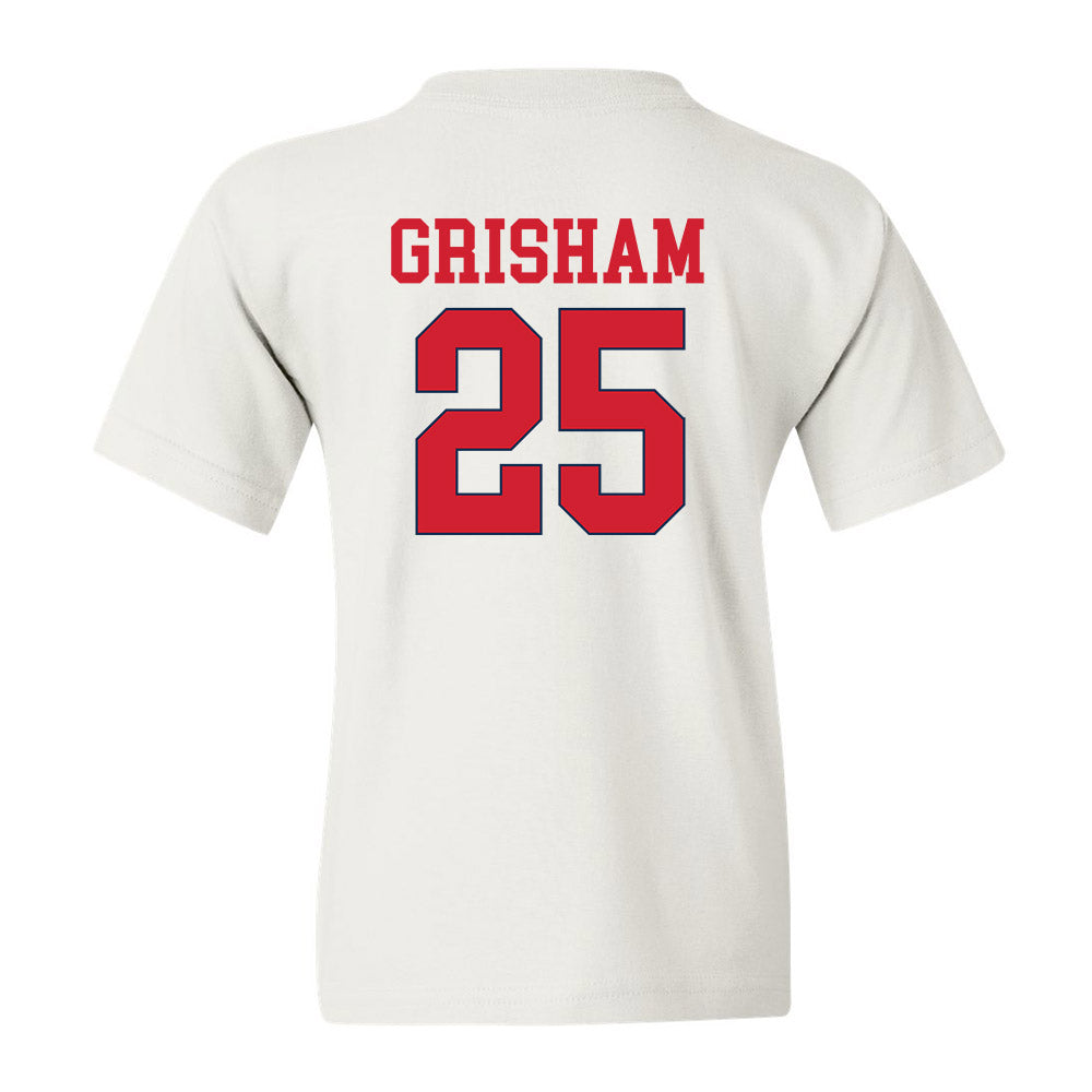 Ole Miss - NCAA Softball : Tenly Grisham - Youth T-Shirt Replica Shersey