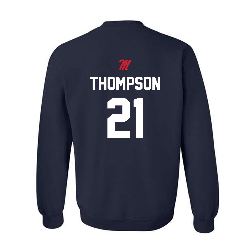 Ole Miss - NCAA Softball : Grace Thompson - Crewneck Sweatshirt Sports Shersey