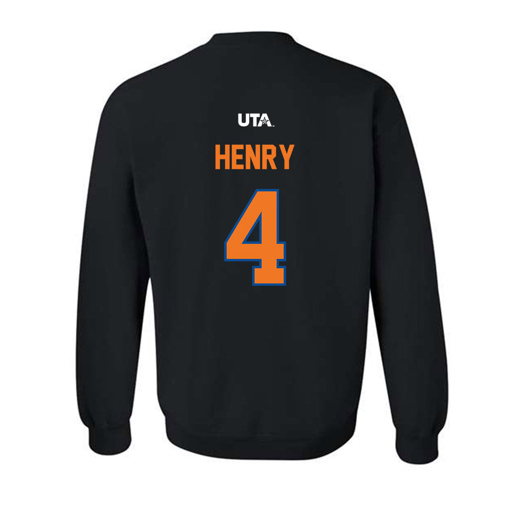 Texas Arlington - NCAA Baseball : Zach Henry - Crewneck Sweatshirt Sports Shersey