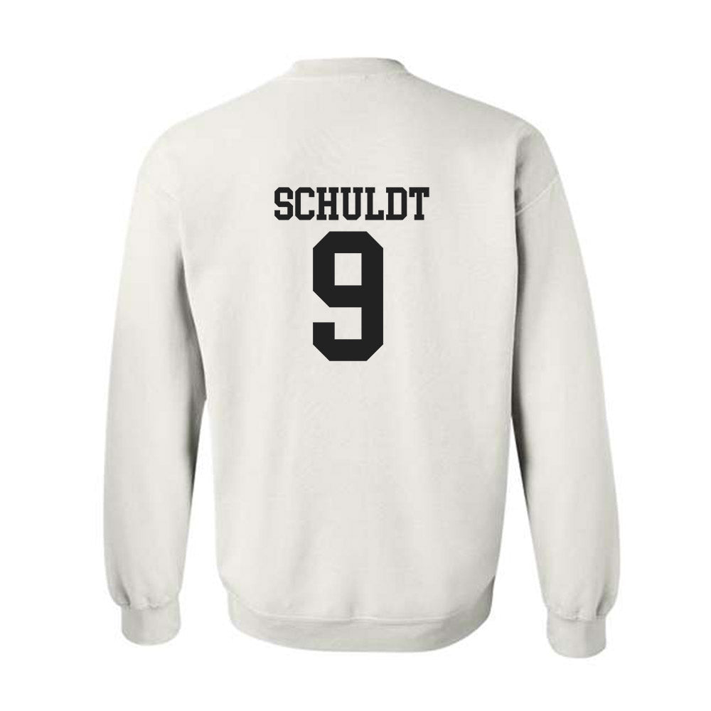 Campbell - NCAA Baseball : Andrew Schuldt - Crewneck Sweatshirt Replica Shersey