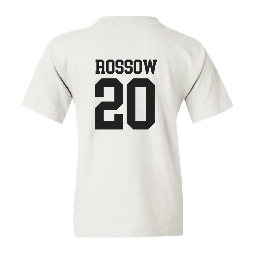 Campbell - NCAA Baseball : David Rossow - Youth T-Shirt Replica Shersey