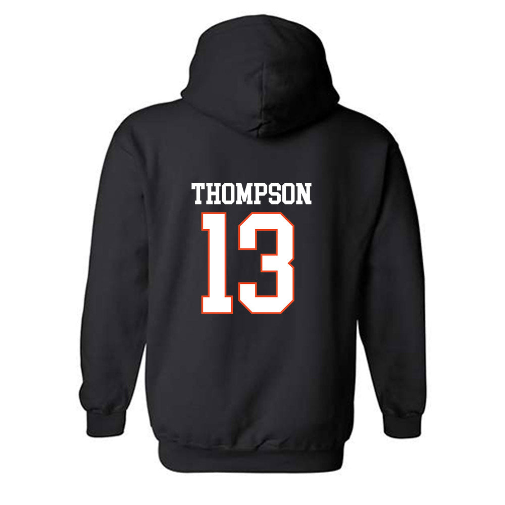 Campbell - NCAA Baseball : Jackson Thompson - Hooded Sweatshirt Replica Shersey