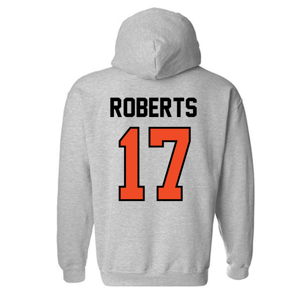 Campbell - NCAA Baseball : Jackson Roberts - Hooded Sweatshirt Classic Shersey