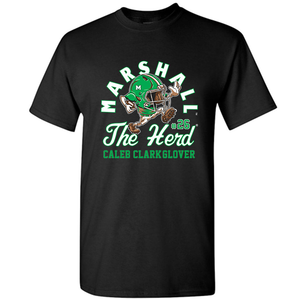 Marshall - NCAA Football : Caleb Clark-Glover Fashion Shersey Short Sleeve T-Shirt