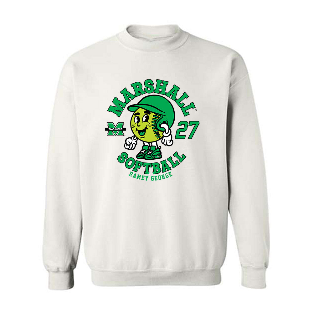 Marshall - NCAA Softball : Ramey George - Crewneck Sweatshirt Fashion Shersey