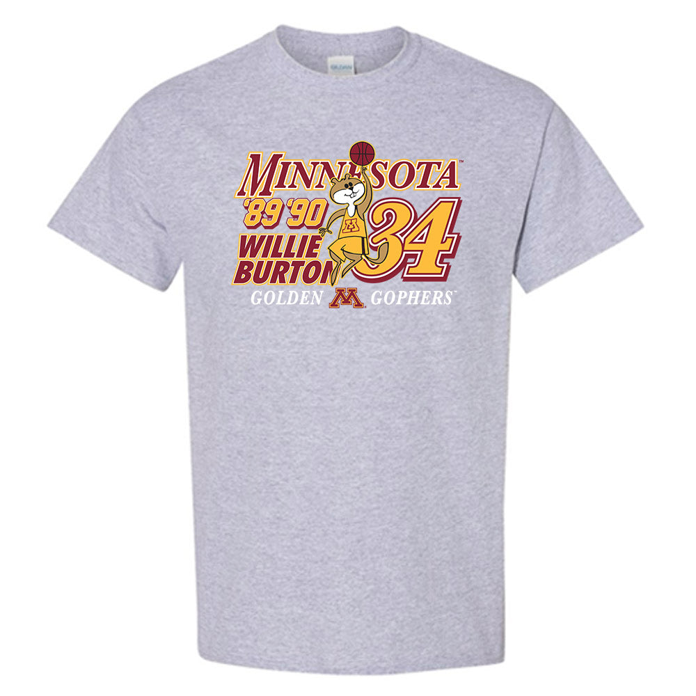 Minnesota NCAA Men s Basketball Willie Burton 89 90 Grey