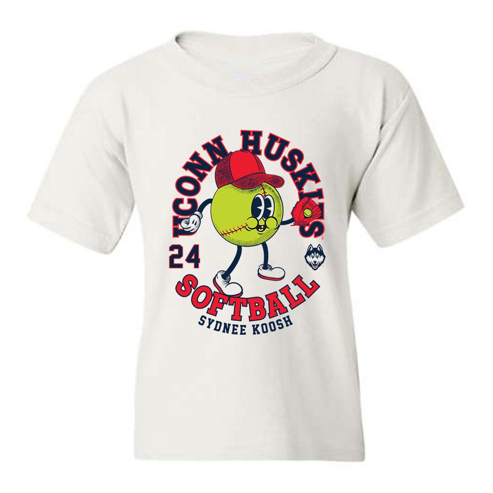 UConn - NCAA Softball : Sydnee Koosh - Youth T-Shirt Fashion Shersey