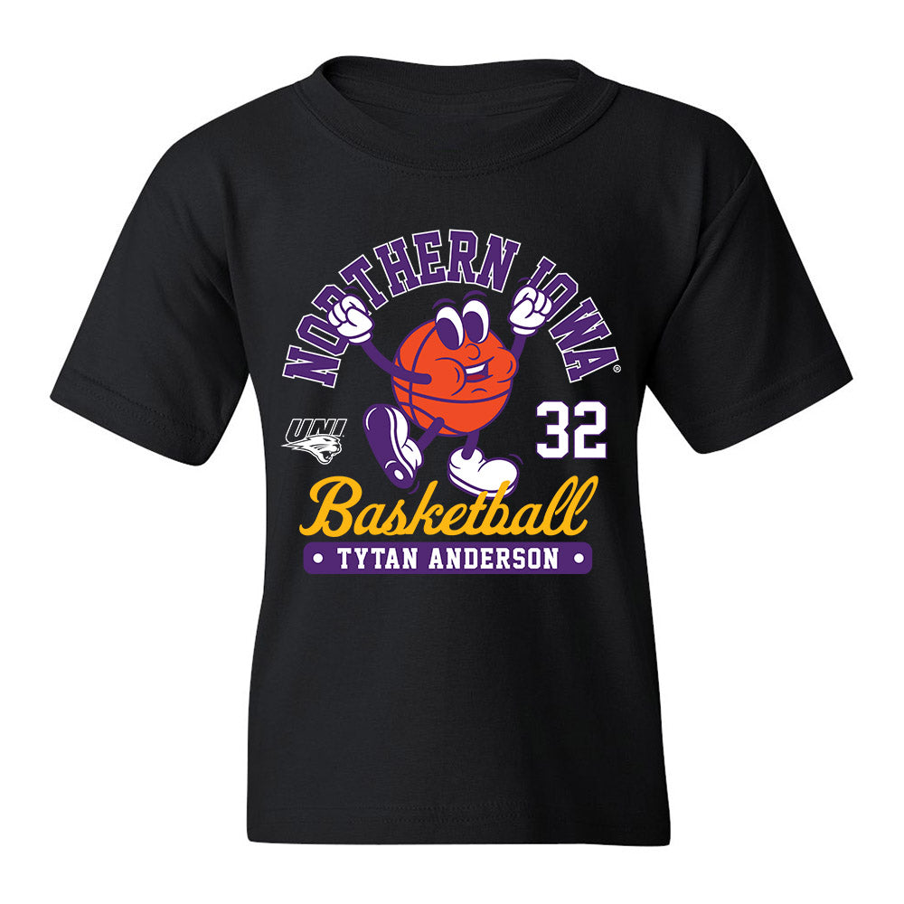 LASublimation Northern Iowa - NCAA Men's Basketball : Tytan Anderson Black Jersey FullColor / Youth Large