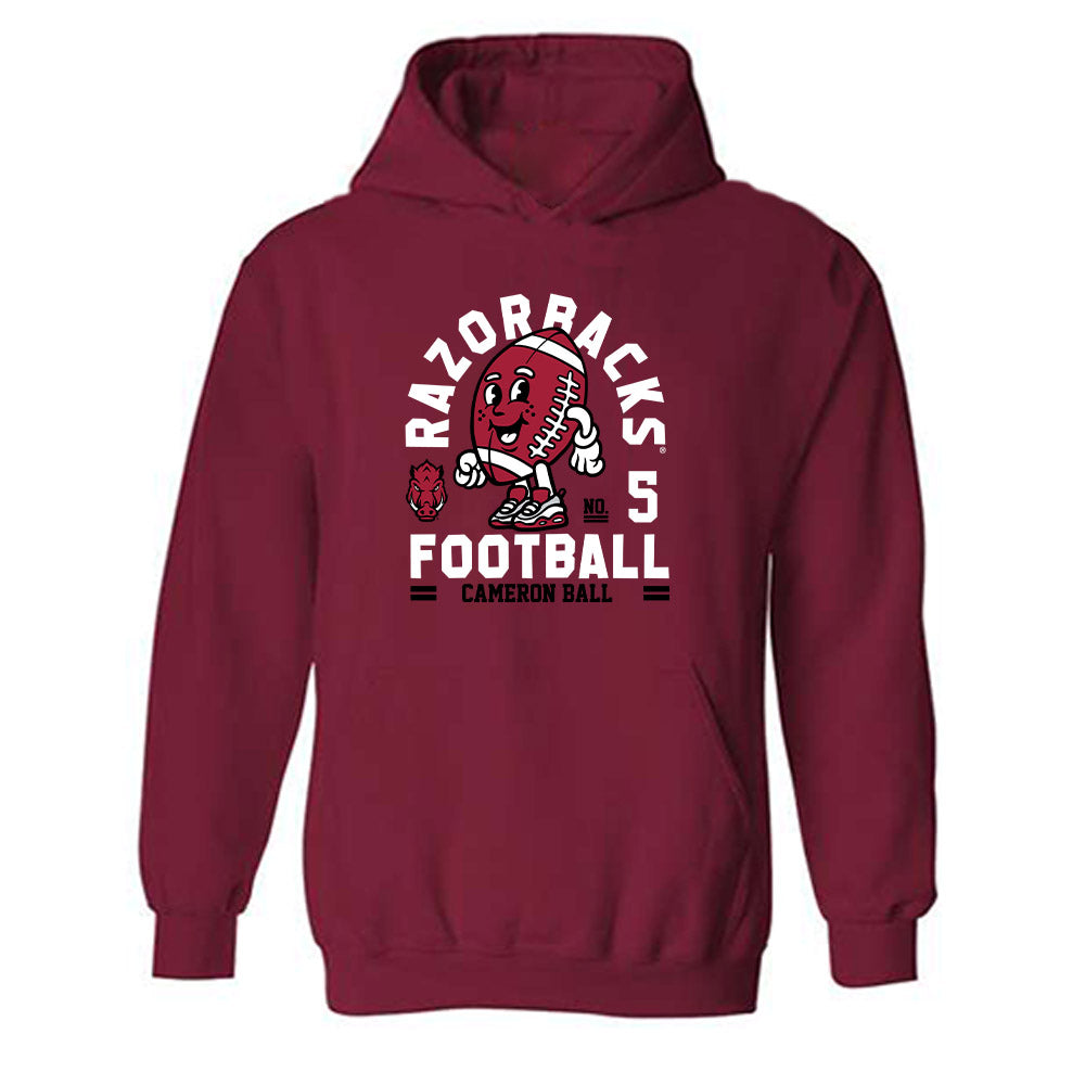 Arkansas - NCAA Football : Cameron Ball Fashion Shersey Hooded Sweatshirt