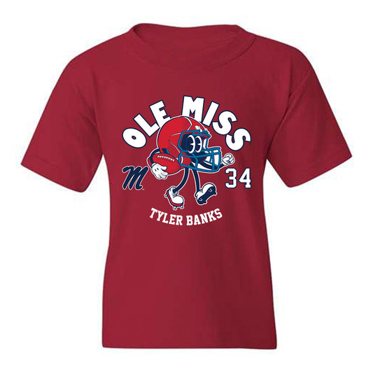 Ole Miss - NCAA Football : Tyler Banks Youth T-Shirt
