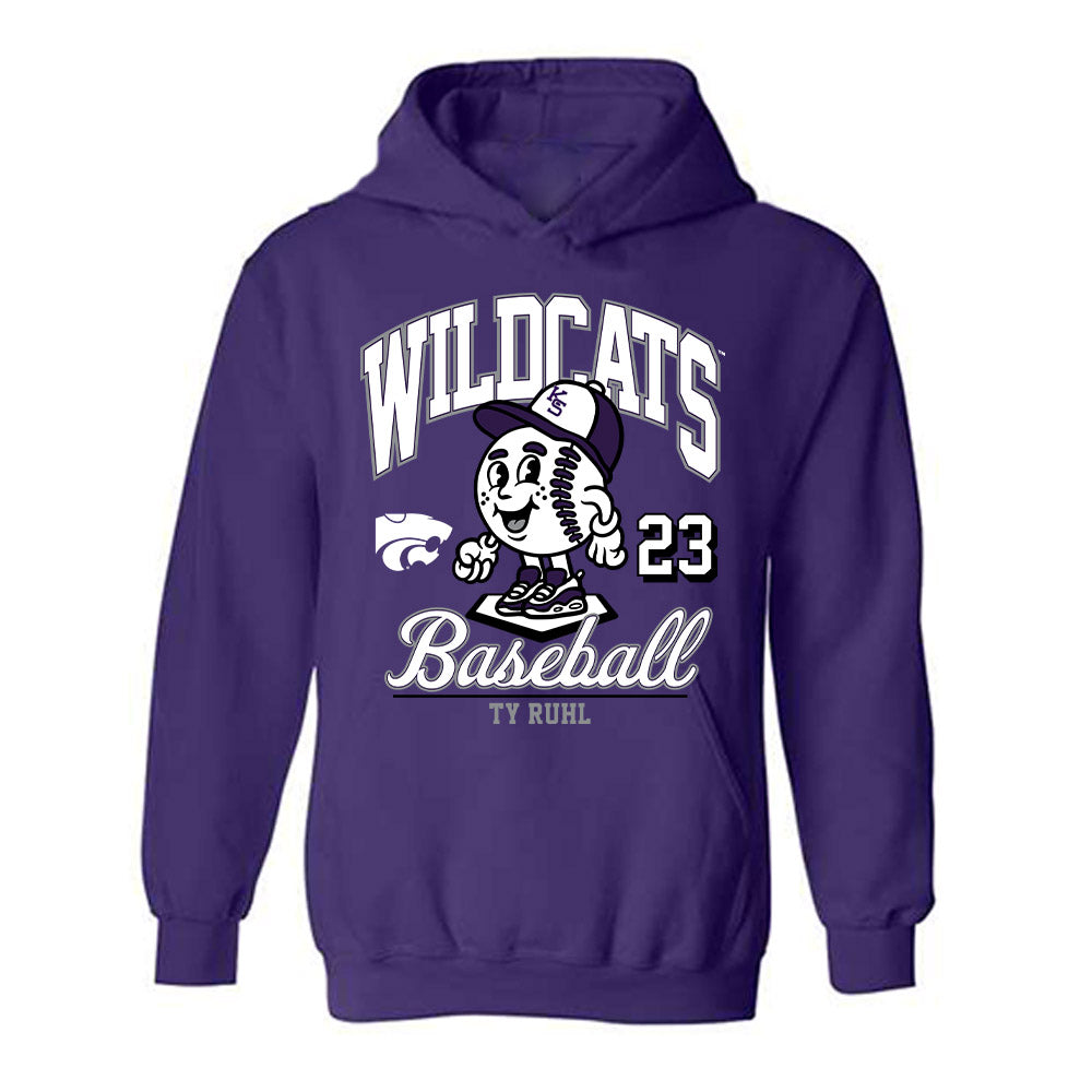 Kansas State - NCAA Baseball : Ty Ruhl - Hooded Sweatshirt Fashion Shersey