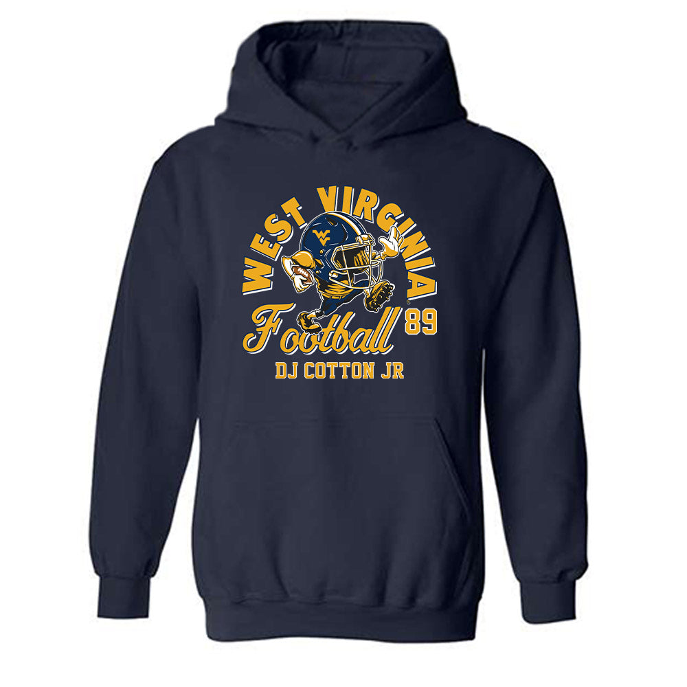 West Virginia - NCAA Football : Dj Cotton jr - Hooded Sweatshirt