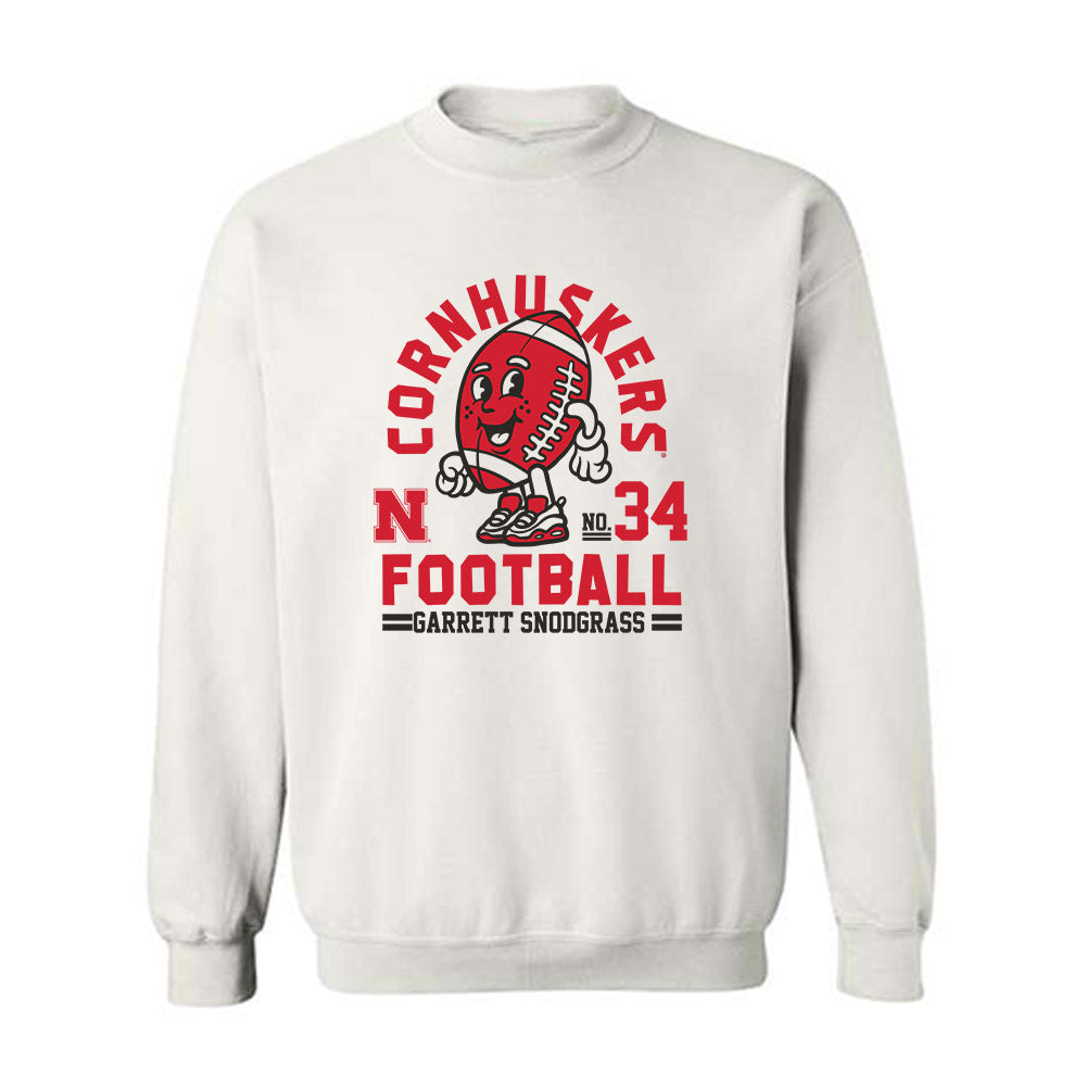 Nebraska - NCAA Football : Garrett Snodgrass - Crewneck Sweatshirt Fashion Shersey