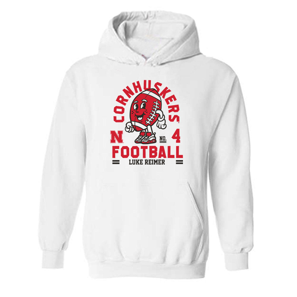 Nebraska - NCAA Football : Luke Reimer - Hooded Sweatshirt Fashion Shersey