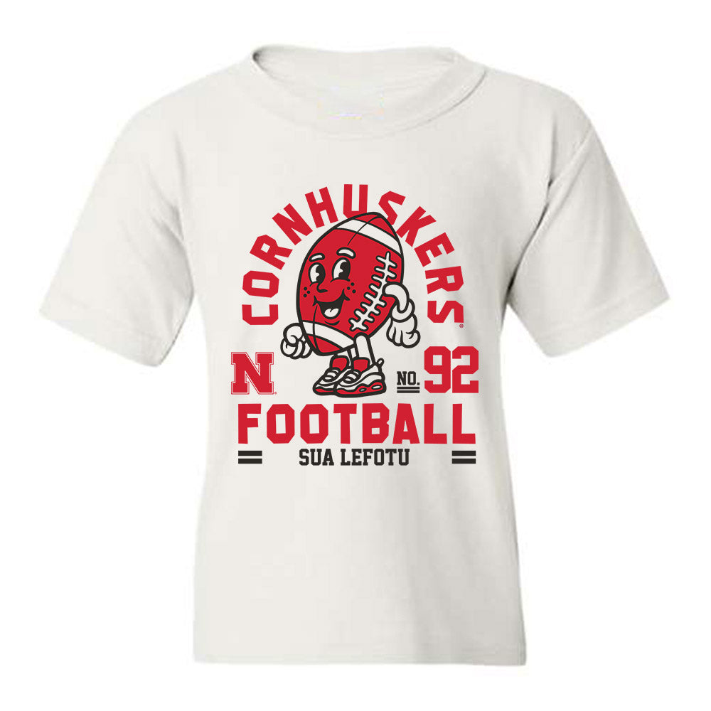 Nebraska - NCAA Football : Sua Lefotu - Youth T-Shirt