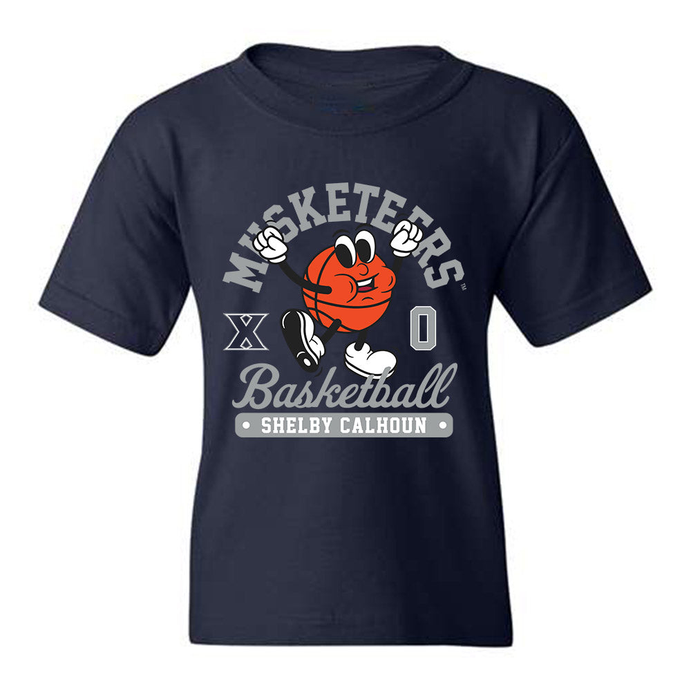 Xavier - NCAA Women's Basketball : Shelby Calhoun - Youth T-Shirt Fashion Shersey