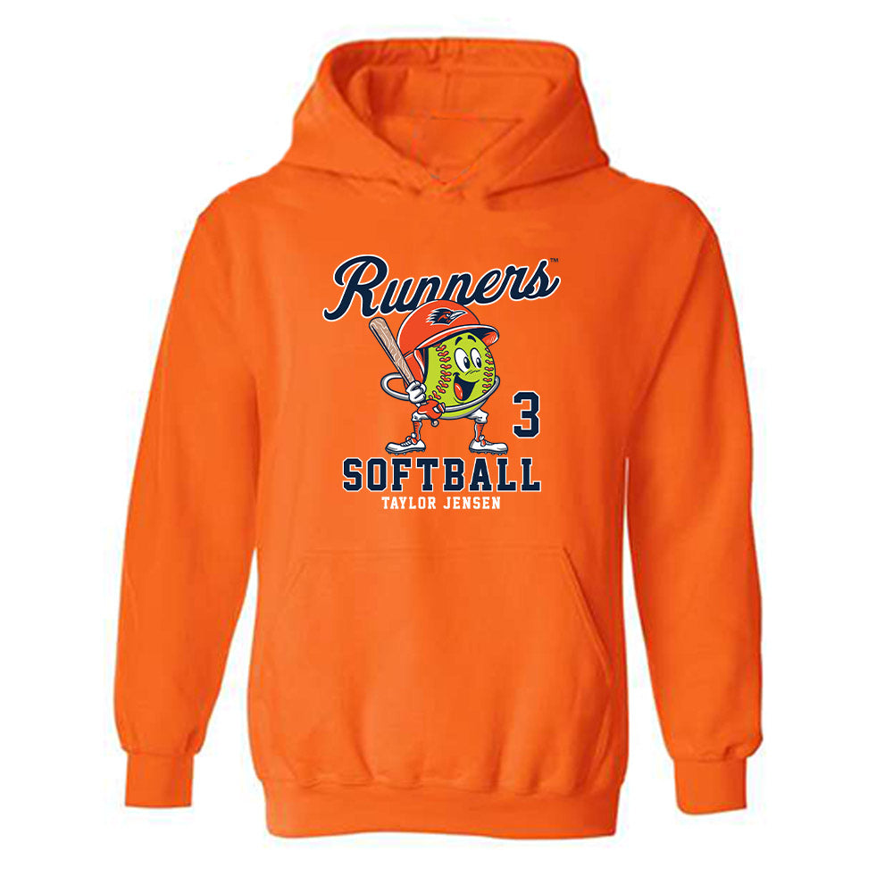UTSA - NCAA Softball : Taylor Jensen - Hooded Sweatshirt Fashion Shersey