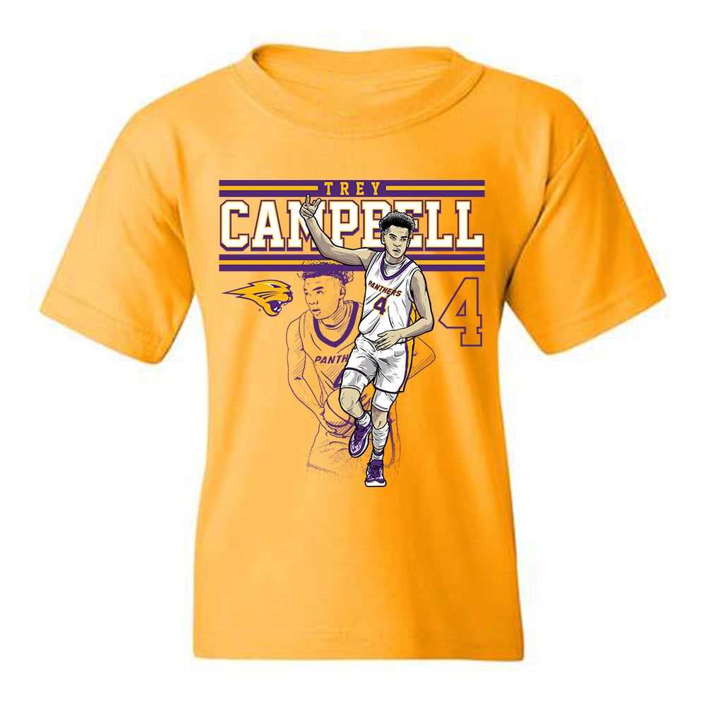 Northern Iowa - NCAA Men's Basketball : Trey Campbell Youth T-Shirt