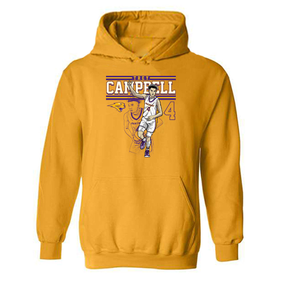 Northern Iowa - NCAA Men's Basketball : Trey Campbell Hooded Sweatshirt