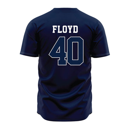 Oral Roberts - NCAA Baseball : Conner Floyd - Baseball Jersey Navy