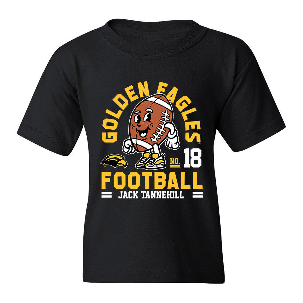 StakesMFG Southern Miss - NCAA Football : Jack Tannehill - Fashion shersey Youth T-Shirt Black / Youth Extra Large