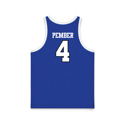 UNC Asheville - NCAA Men's Basketball : Drew Pember - Basketball Jersey Basketball Jersey