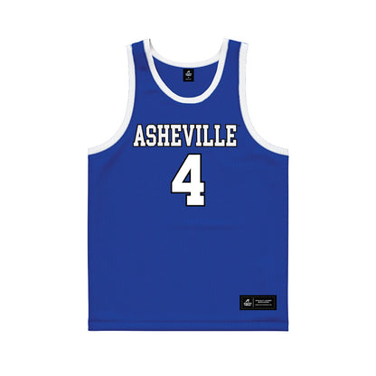 UNC Asheville - NCAA Men's Basketball : Drew Pember - Basketball Jersey Basketball Jersey