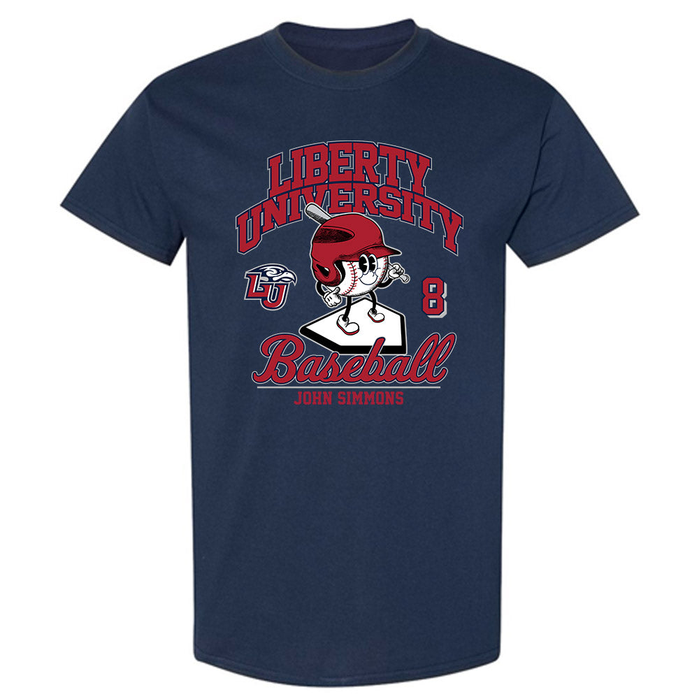 Liberty - NCAA Baseball : John Simmons - T-Shirt Fashion Shersey