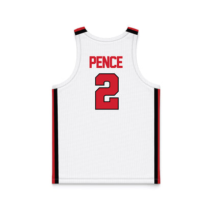 Illinois State - NCAA Men's Basketball : Ty Pence - White Jersey