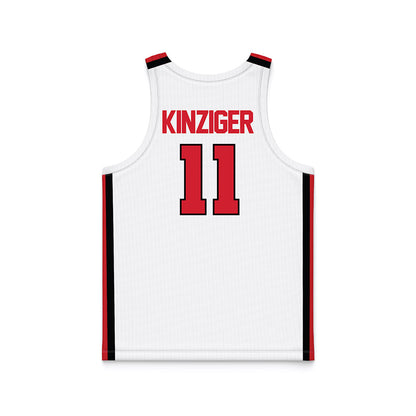 Illinois State - NCAA Men's Basketball : Johnny Kinziger - Basketball Jersey