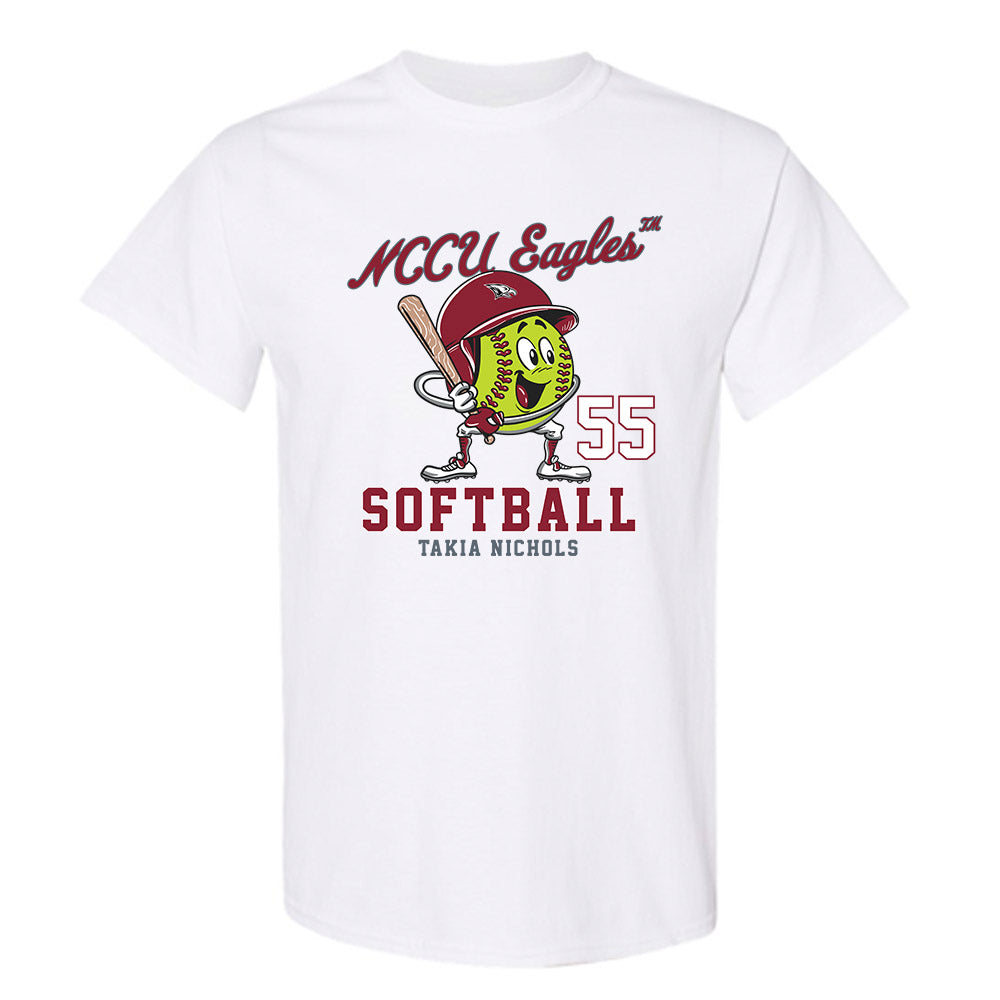 NCCU - NCAA Softball : Takia Nichols - T-Shirt Fashion Shersey