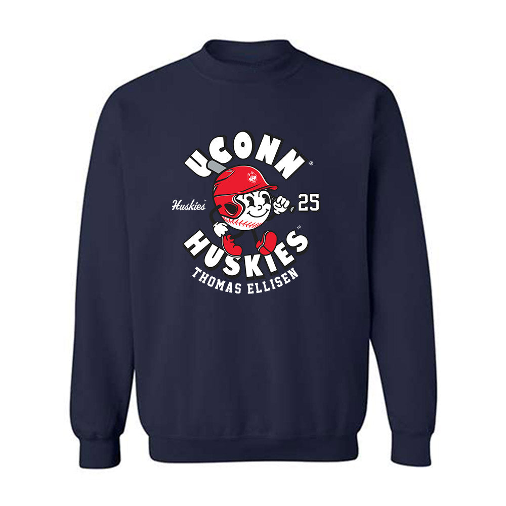 UConn - NCAA Baseball : Thomas Ellisen - Crewneck Sweatshirt Fashion Shersey