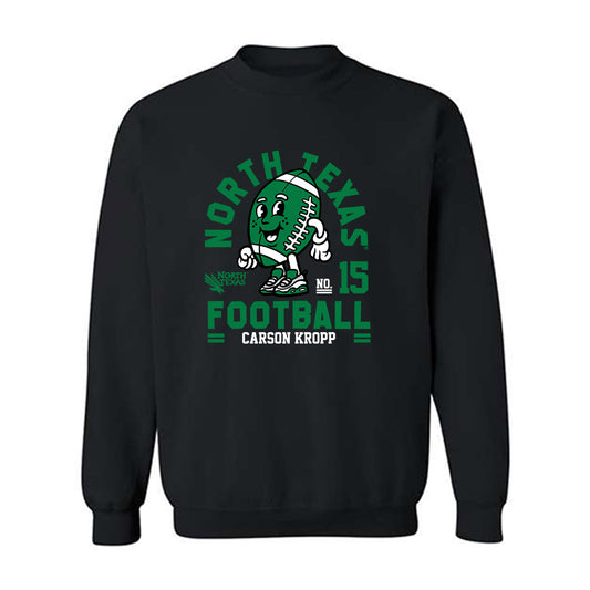 North Texas - NCAA Football : Carson Kropp - Fashion Shersey Sweatshirt
