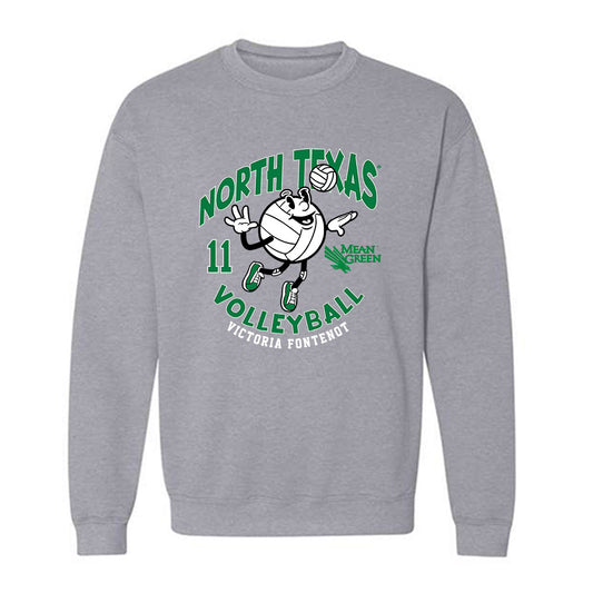 North Texas - NCAA Women's Volleyball : Victoria Fontenot - Fashion Shersey Sweatshirt