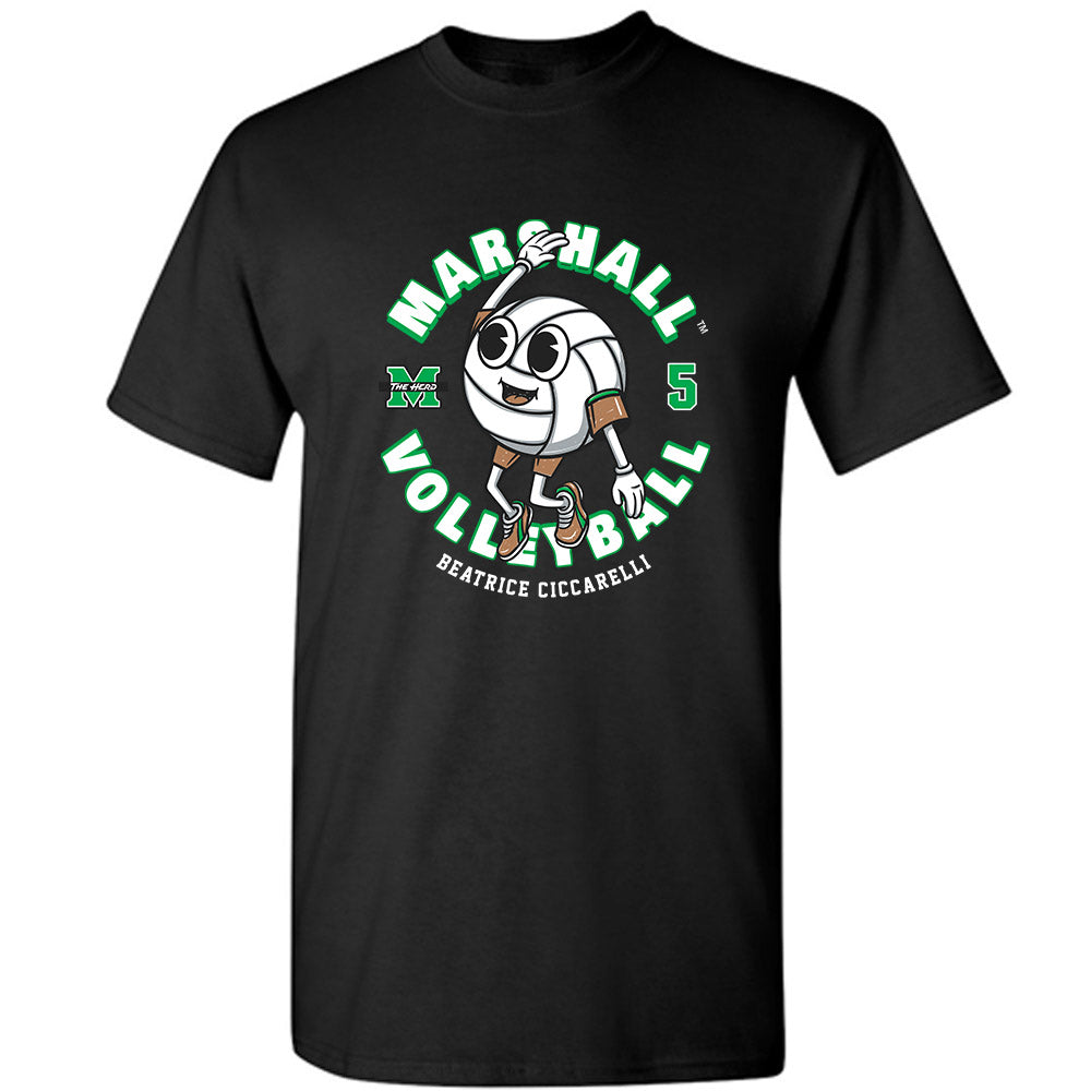 Marshall NCAA Women s Volleyball Beatrice Ciccarelli Fashion Shersey Short Sleeve T Shirt